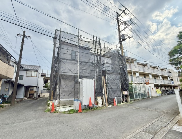 川越市的場の前面道路含む現地写真