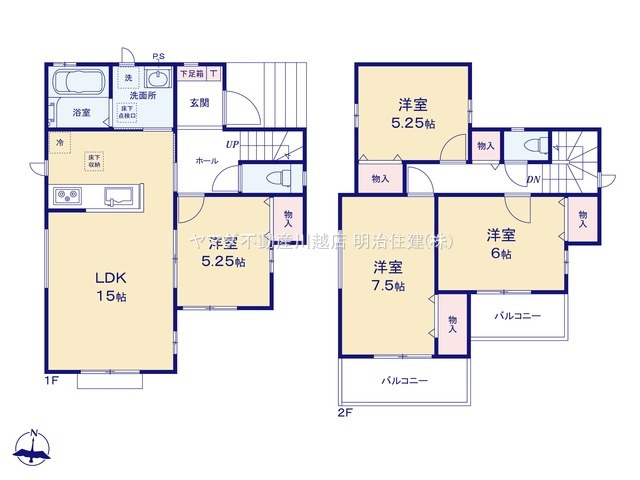 川越市霞ケ関北4丁目の間取り