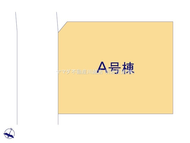 川越市かし野台2丁目の区画図