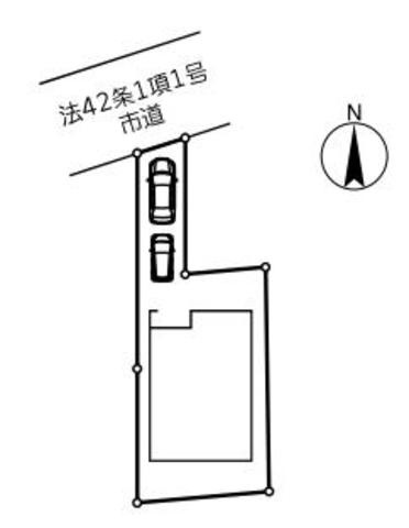 川越市的場の区画図