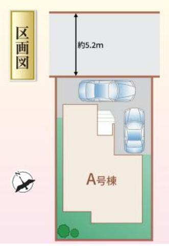 川越市南大塚6丁目の区画図