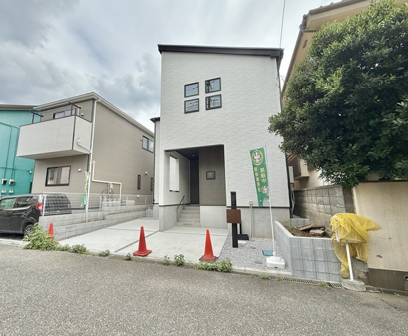 川越市霞ケ関北15期の前面道路含む現地写真