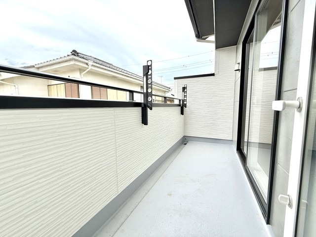 川越市吉田4期のバルコニー
