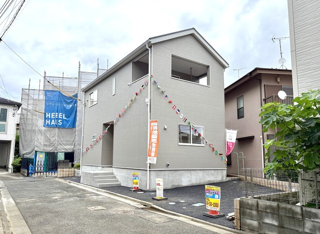 川越市仙波町第2の前面道路含む現地写真