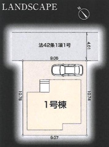 入間市東藤沢第4の区画図