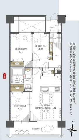 レクセルガーデン南古谷の間取り