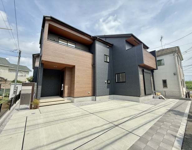 川越市寺尾の前面道路含む現地写真