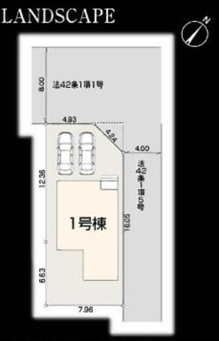 川越市岸町第四の区画図