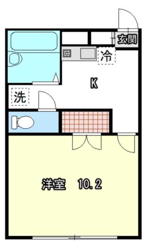 プレジールゴトウの間取り