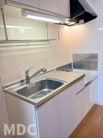 徳島市八万町法花のアパートのキッチン