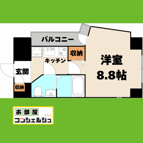 エステムプラザ名古屋・栄プレミアムの間取り