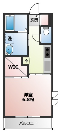 【間取り】 | リクヴィルⅡ | 設備充実！オートロック付き！