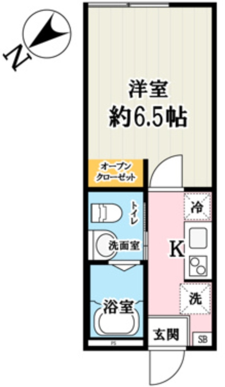 仮）キャメル久米川4の間取り