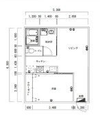西舞子アパートの間取り