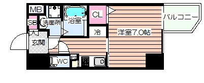 【間取り】 | エスリード福島ラグジェ