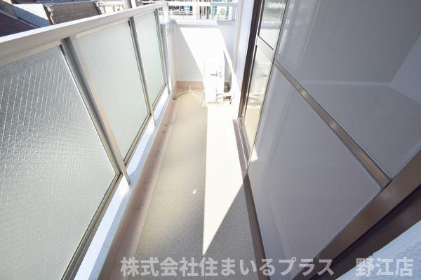 ロイヤルハイム八芳園のバルコニー