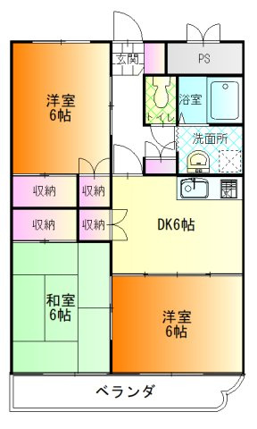 ニューキャッスルの間取り