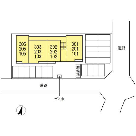 グレイスの区画図