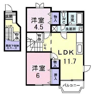 ダンデライオンＡの間取り