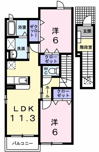 ルナパレスの間取り