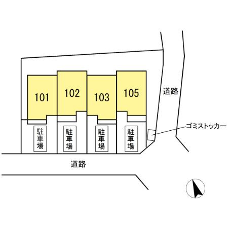 プランドールの区画図