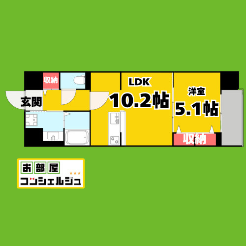 ザ・シンフォニア新栄の間取り