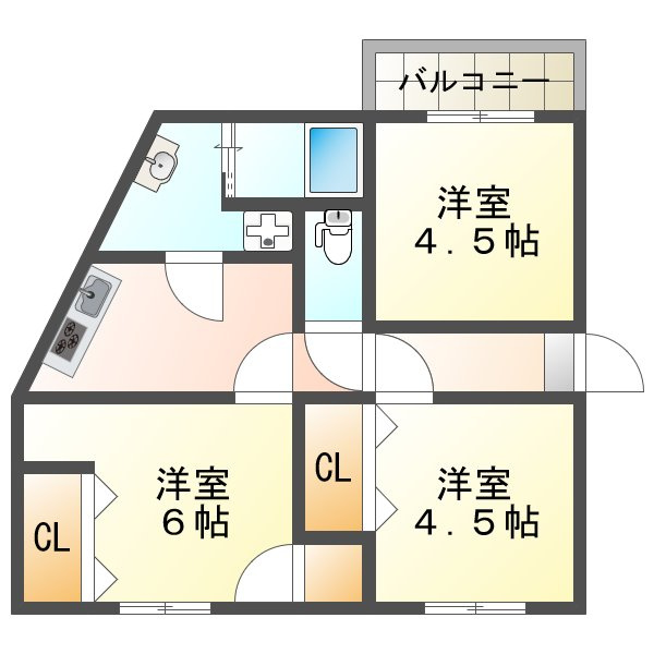 ラムール東垂水の間取り