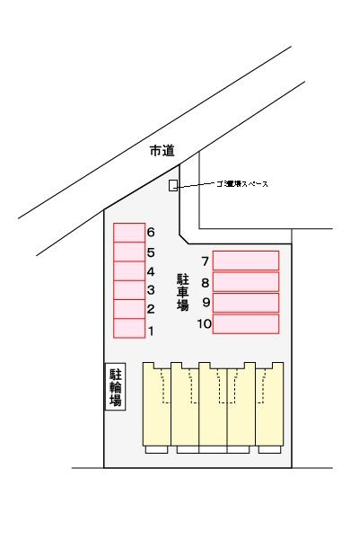 ブライトメゾンの駐車場