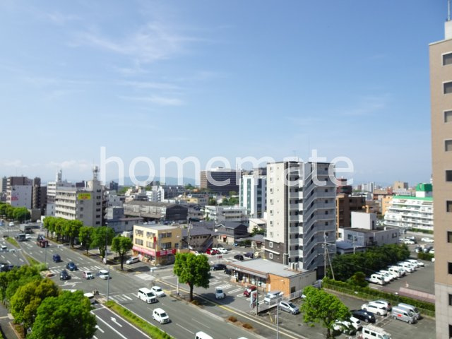 熊本市中央区上水前寺２丁目の賃貸マンションの展望