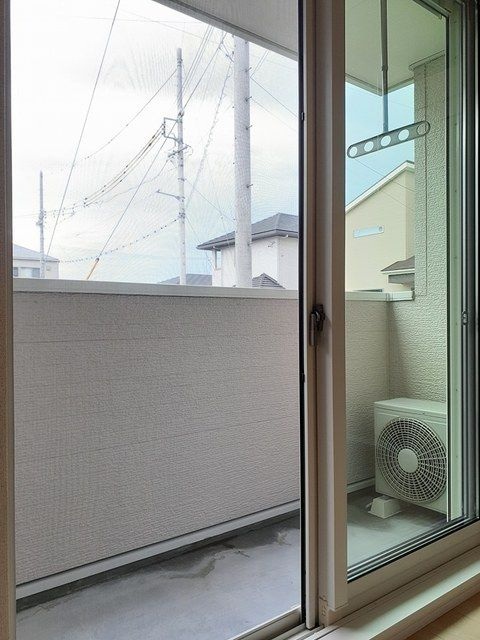 クリアーガーデンのバルコニー