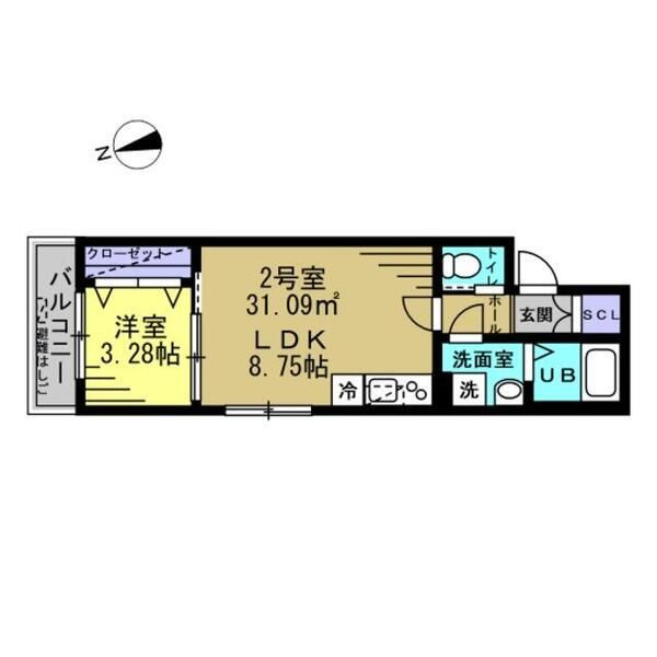 AJ南流山Firstの間取り