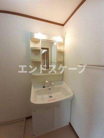 エヴァーグリーンⅠの洗面所|高崎、前橋のお部屋探しはエンドスケープまで！お客様の理想お聞かせ下さい♪