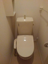トイレもきれいです