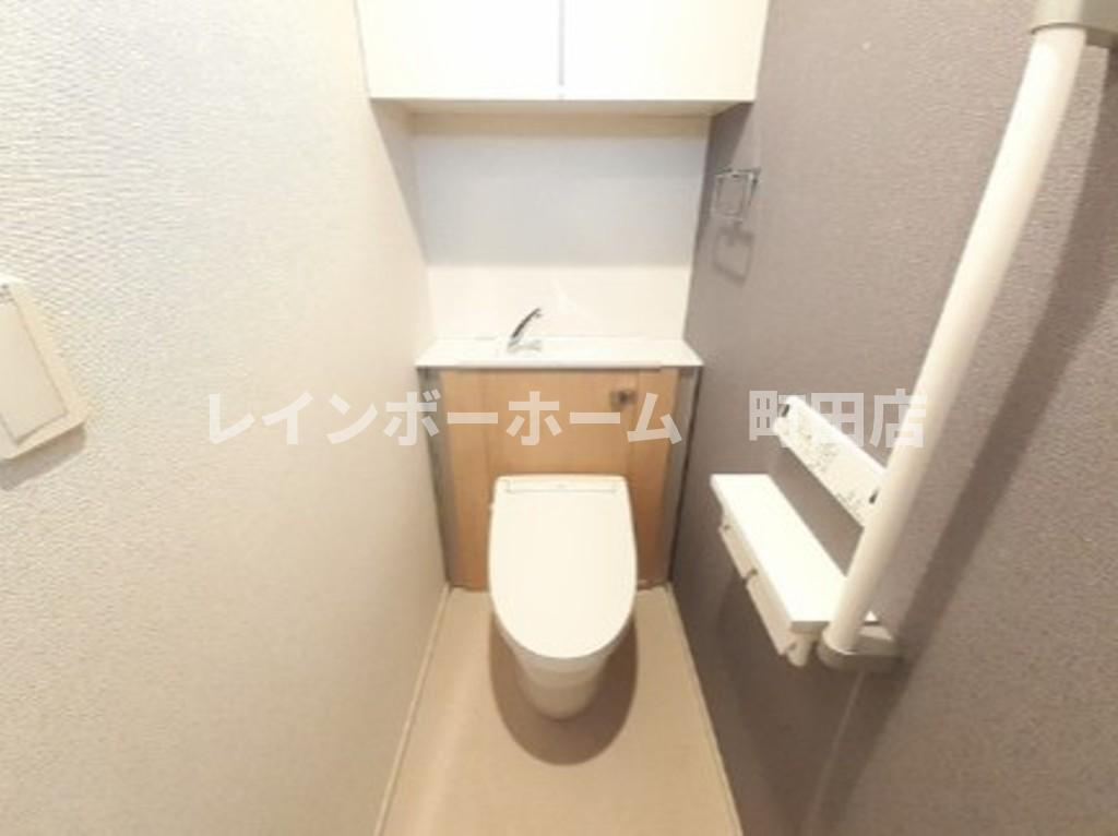 エリタージュ生田※初期費用分割あと払いサービス利用可能物件のトイレ