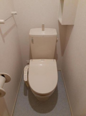清潔感のあるトイレです