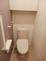 清潔感のあるトイレです
