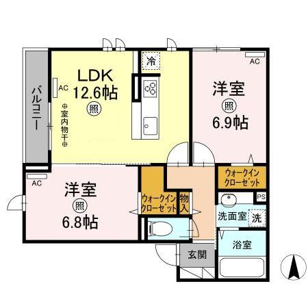 【間取り】 | Brezza国立