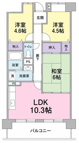 【間取り】 | サクラハイム浦江