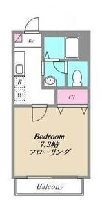 ソレイユ東山の間取り|間取りです。