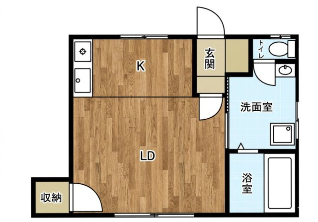 千両ハイツの間取り