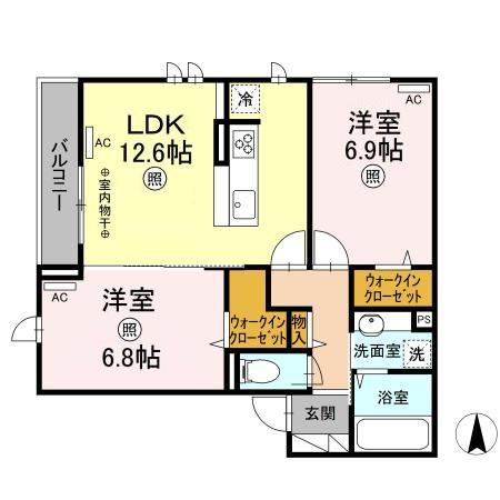 【間取り】 | Brezza国立
