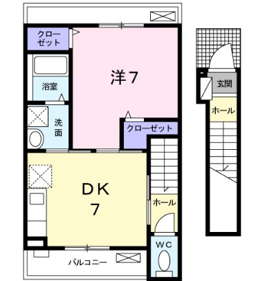 シェノン　Rの間取り