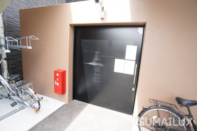熊本市中央区新町３丁目の賃貸マンションの玄関