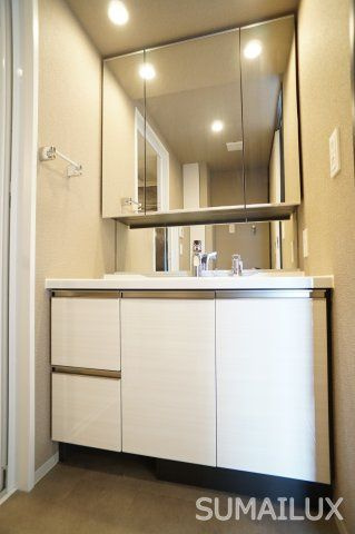 熊本市中央区新町３丁目の賃貸マンションの洗面所