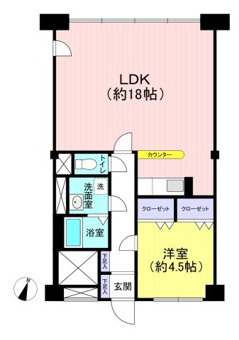 湯島ハイタウンB棟の間取り