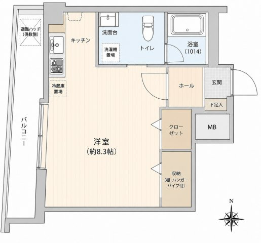 【間取り】 | ヴェルステージ中野新橋Ⅱ | 現況優先