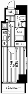 【間取り】 | ヴェルト川崎イースト