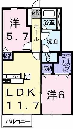 徳島市八万町大坪のアパート