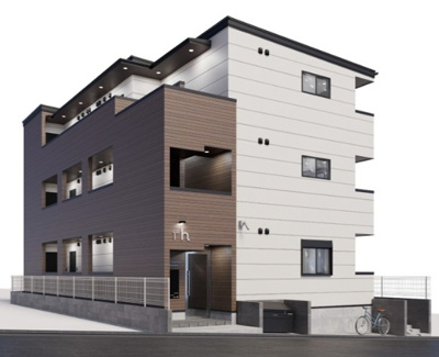 【外観】 | ルリアズール南与野 | 外観パースです。