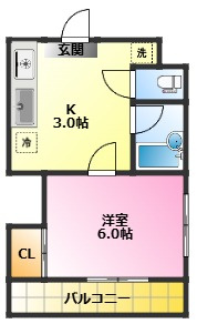 カーサ石原の間取り|オートロック・エレベーター完備♪